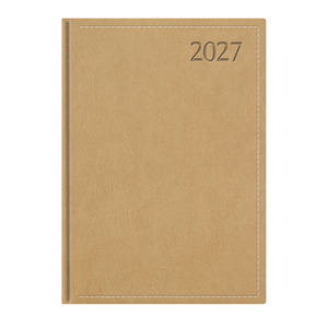Agenda A4, heti, TOPTIMER T010 Traditional, feh&eacute;r bel&iacute;v, b&eacute;zs 2027.