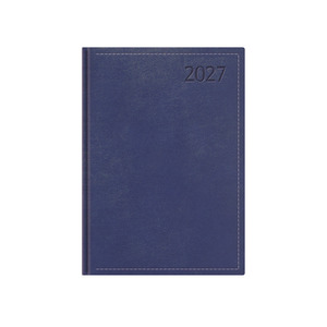 Agenda A5, heti, TOPTIMER T015 Traditional, feh&eacute;r bel&iacute;v, k&eacute;k 2027.