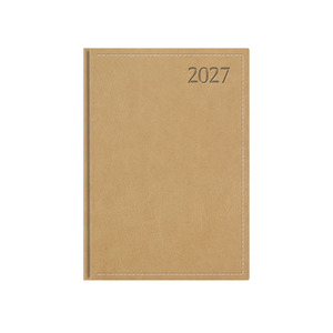 Agenda A5, heti, TOPTIMER T015 Traditional, feh&eacute;r bel&iacute;v, b&eacute;zs 2027.