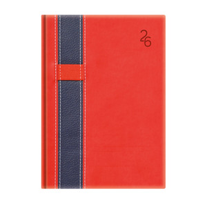 Agenda B5, heti, TOPTIMER V011 Vario, fehér belív, piros-kék