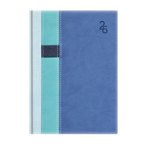 Agenda B5, heti, TOPTIMER V011 Vario, fehér belív, v.kék-türkiz-kék