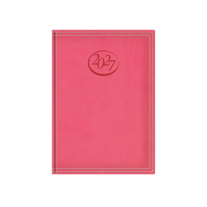 Agenda A5, napi, TOPTIMER A021 Ace, chamois bel&iacute;v, korallpiros 2027.