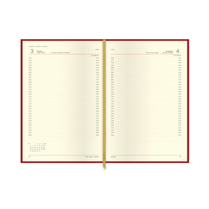 Agenda B5, napi, TOPTIMER C020 Classic, chamois belív, szürke