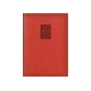 Agenda A5, napi, TOPTIMER C021 Classic, chamois bel&iacute;v, bord&oacute; 2027.