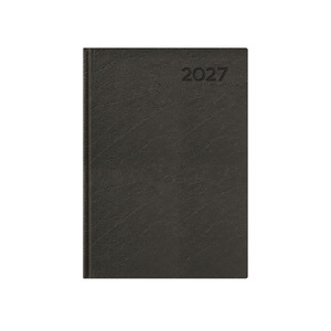 Agenda A5, napi, TOPTIMER E021 Economic, feh&eacute;r pap&iacute;r, fekete 2027.