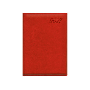 Agenda A5, napi, TOPTIMER I021 Image, chamois bel&iacute;v, piros 2027.