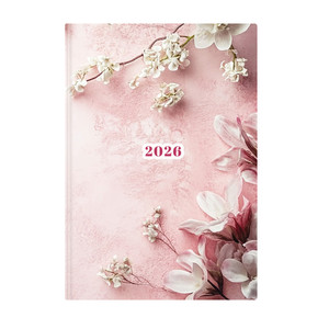 Agenda A5, napi, TOPTIMER J021 Joy, fehér belív, fátyolvirág
