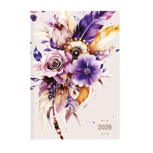 Agenda A5, napi, TOPTIMER J021 Joy, fehér belív, tollak