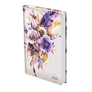 Agenda A5, napi, TOPTIMER J021 Joy, fehér belív, tollak