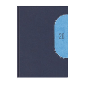 Agenda A5, napi, TOPTIMER K021 Kredo, fehér belív, kék-világoskék