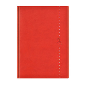 Agenda A5, napi, TOPTIMER L021 Linea, fehér belív, piros