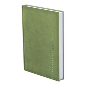 Agenda A5, napi, TOPTIMER L021 Linea, fehér belív, zöld