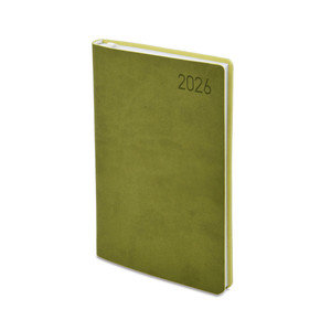 Agenda A5, napi, TOPTIMER M021 Madeira, fehér belív, világos-sötétzöld