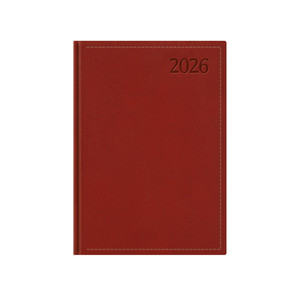 Agenda B6, napi, TOPTIMER T022 Traditional, fehér belív, bordó