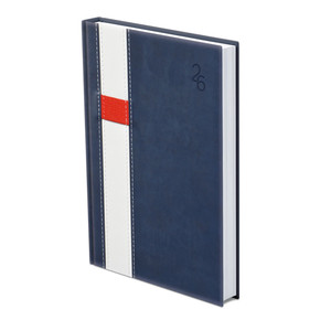 Agenda A5, napi, TOPTIMER V021 Vario, fehér belív, kék-fehér