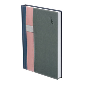 Agenda A5, napi, TOPTIMER V021 Vario, fehér belív, kék-rózsa-szürke