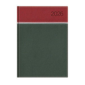 Agenda A5, napi, TOPTIMER Y021 Young, fehér belív, bordó-fehér-zöld