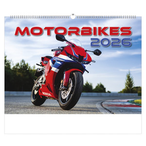Falinaptár TOPTIMER T092, Motorbikes, 450 x 315 mm, fekvő