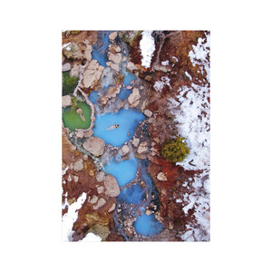 Falinaptár TOPTIMER T092, World From Above, 315 x 450 mm, álló