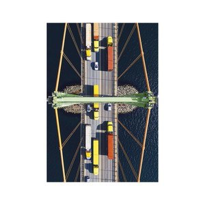 Falinaptár TOPTIMER T092, World From Above, 315 x 450 mm, álló