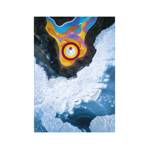 Falinaptár TOPTIMER T092, World From Above, 315 x 450 mm, álló