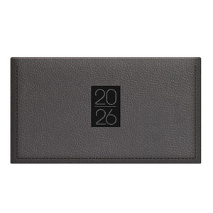 Zsebnaptár fekvő TOPTIMER C030 Classic, heti, chamois papír, fekete
