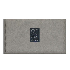 Zsebnaptár fekvő TOPTIMER C030 Classic, heti, chamois belív, szürke