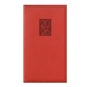 Zsebnaptár álló, TOPTIMER C035 Classic, heti, chamois belív, barna