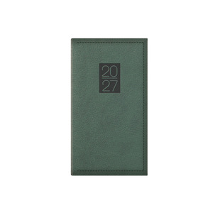 Zsebnapt&aacute;r &aacute;ll&oacute;, TOPTIMER C035 Classic, heti, chamois bel&iacute;v, z&ouml;ld 2027.