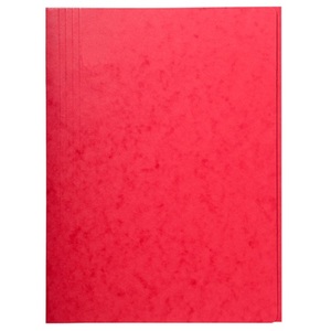 Pólyás dosszié A4, papír, EXACOMPTA, prespán, 400 g, piros