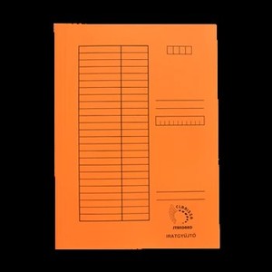 Pólyás dosszié A4, papír, GRS, 230 gr, fényes, narancs