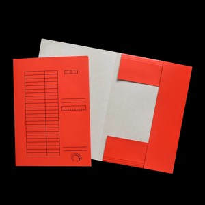 Pólyás dosszié A4, papír, GRS, 230 gr, fényes, piros