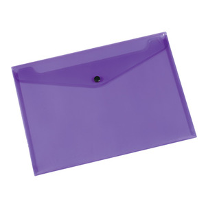 Irattasak A4, PP, Q-CONNECT patentos, fekvő, &aacute;tl&aacute;tsz&oacute; lila