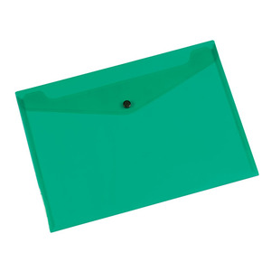 Irattasak A4, PP, Q-CONNECT KF03597, patentos, fekvő, &aacute;tl&aacute;tsz&oacute; z&ouml;ld