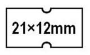 Árazócímke 21x12 mm, MOTEX, szögletes, 1500 címke, fehér