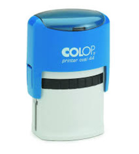 Bélyegzőház COLOP Printer Ovál Ovál 44, fekete ház, fekete párna
