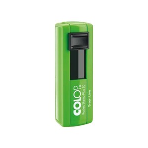 Bélyegzőház COLOP Pocket Stamp Plus 20 green line, fekete párna