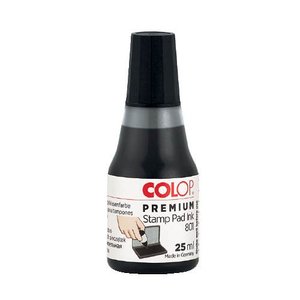 Bélyegzőtinta 25 ml, COLOP 801 műanyag flakonban, fekete
