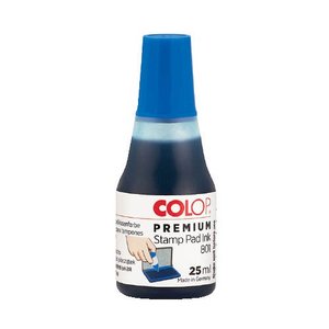 Bélyegzőtinta 25 ml, COLOP 801 műanyag flakonban, kék