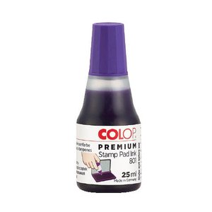 Bélyegzőtinta 25 ml, COLOP 801 műanyag flakonban, lila