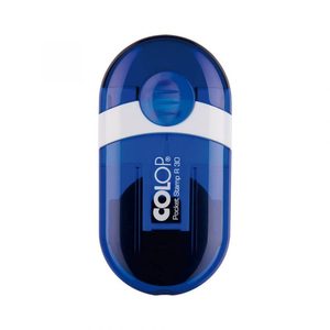 Bélyegzőház COLOP Pocket Stamp R 30, indigó ház, fekete párnával