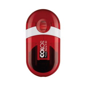 Bélyegzőház COLOP Pocket Stamp R 30, rubin ház, fekete párnával