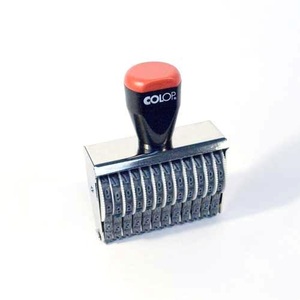 Számbélyegző COLOP 07012, krakter magasság: 7 mm, száma: 12