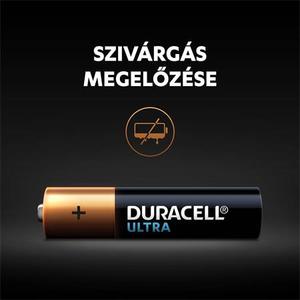 Mikroelem 4db-os DURACELL Ultra Power AAA, MX2400, bliszteres