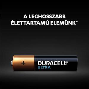 Mikroelem 4db-os DURACELL Ultra Power AAA, MX2400, bliszteres