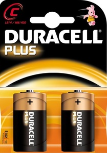Babyelem 2 db DURACELL Basic LR14, MN1400, bliszteres