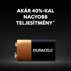 9V elem, 1 db, DURACELL Basic 6LR61, MN1604, alkáli, bliszteres