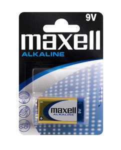 9V elem, 1 db, MAXELL 6LR61, bliszteres, tartós