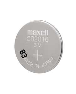 Gombelem MAXELL CR 2016, líthium tartós 3V, 1 db, bliszteres