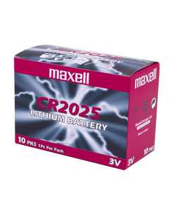 Gombelem MAXELL CR2025, líthium tartós 3V, 1 db-os bliszteres